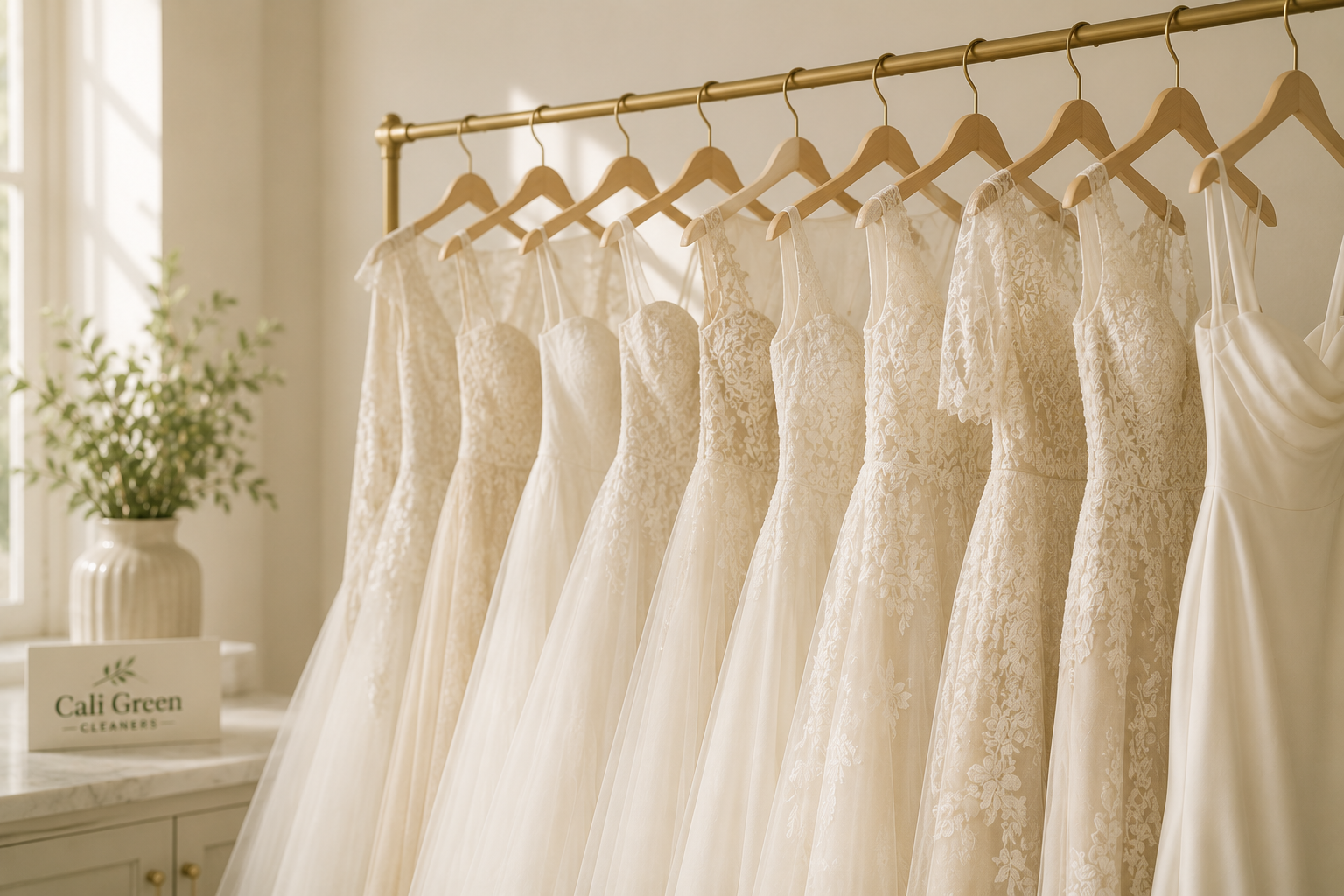 Wedding Dress Cleaning at Cali Green Cleaners